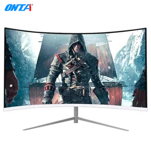 ราคาขายส่งจากโรงงาน <span class=keywords><strong>จอ</strong></span>เกมมิ่ง LED โค้ง/แบน ขนาด 24 นิ้ว 27 นิ้ว 144Hz พร้อมหน้าจอสัมผัสป้องกันแสงสีฟ้า สำหรับใช้งานธุรกิจบนเดสก์ท็อป - Product Image 1