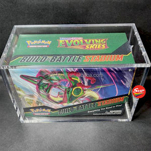 SHP Custom Clear Acrylic Pokemon TCG: Sword & Shield-<span class=keywords><strong>Astral</strong></span> <span class=keywords><strong>Radiance</strong></span> Build & Battle Stadium con tapa magnética Vitrina acrílica - Product Image 2