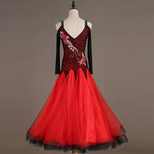 LIUHUO strass sala da ballo abiti da competizione donna <span class=keywords><strong>Sexy</strong></span> Standard danza valzer Tango danza moderna - Product Image 3