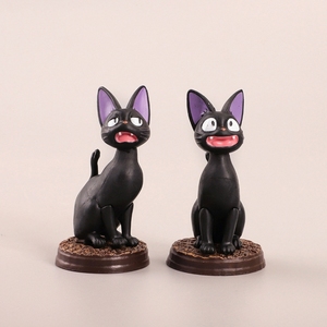 Lot de 6 figurines Jiji le chat de Kiki's Delivery Service pour micro-paysages, décorations de jardins et pots, jouets et poupées en gros - Product Image 3