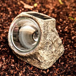 Lampe <span class=keywords><strong>LED</strong></span> solaire en pierre pavée, éclairage de Festival, lumière de jardin, chemin, décor de jardin - Product Image 6