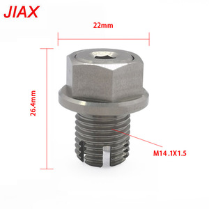 Tapón de Drenaje de Aceite Jiax M14.1X1.5 de Acero Inoxidable, Pieza de Reparación de Motor para Automóvil - Product Image 1