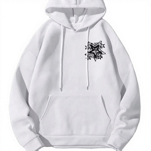 New Latest Design Heavyweight <b>Men</b> <b>Thermal</b> Hoodies High Quality Rhinestone Custom 100% Cotton Winter Casual Waterproof - Product Image 2