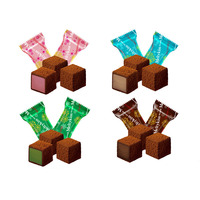 Vente en gros de snacks exotiques carrés de chocolat chocolat de haute qualité au goût soyeux 33g