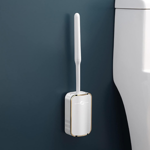 קל קיר שירותים מברשת טואלט מברשת לא מתה זווית מתה ניקוי ביתי לניקוי אמבטיה no.7611 - Product Image 4