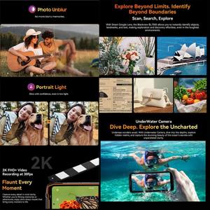 Mới nhất Blackview BL7000 điện thoại gồ ghề mạng: 5g, NFC, OTG (Cam) 8GB + 256GB mới đến 5g NFC điện thoại Android không thấm nước - Product Image 2