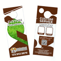Flyers personnalisés imprimés en offset avec logo, menu et coordonnées de contact