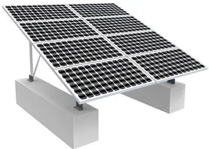 Fabrika özelleştirilmiş zemin monte ayarlanabilir köşeli mesnet güneş panelleri