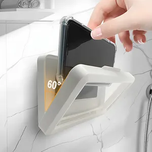 Trending Hot Products 360 Degree Rotation Shower Phone Holder 360 For Showering Wall Mount Phone Case
