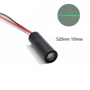 520nm เลเซอร์โมดูลสีเขียวโฟกัสคงที่10mW หัว10X30mm ใช้งานง่ายการก่อสร้างด้วยเลเซอร์อุตสาหกรรมการเกษตรทำจากอลูมิเนียม - Product Image 2