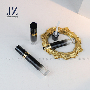 Tuýp son bóng, tuýp kem che khuyết điểm, tuýp son môi lỏng Jinze đen và vàng 5ml - Product Image 4