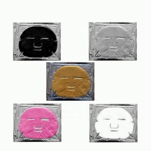 Masque facial chaud 24k Nano Gold Bio Collagen Anti-âge Masque facial au collagène doré - Product Image 5