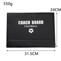 Tableau tactique de football magnétique pliable portable RS, équipement d'entraînement de football avec fournitures d'entraînement pour entraîneur