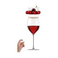4pc Bambus Weinglas Charc uterie Board Topper Dual Use Cups Vorspeisen Teller Set für Weihnachts feiern Familien treffen Bars