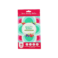 Sachet debout personnalisé ananas pêche fraise citron mangue saveur mixte fruits secs sacs d'emballage de bonbons lyophilisés