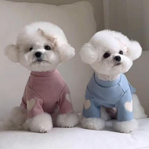 Роскошная Классическая новая одежда для щенков XS XL полиэфирные футболки весна осень зима Оптовая домашняя одежда для домашних животных пальто - Product Image 6