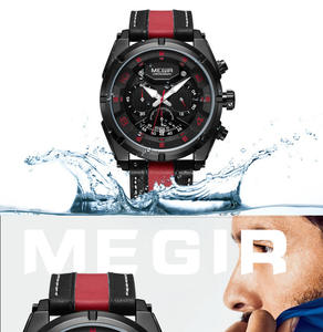 Reloj deportivo multifuncional impermeable personalizado para hombre, reloj de cuarzo - Product Image 3