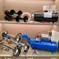 Compresseur d'air automobile 12V 120PSI 3L avec réservoir (sans klaxon)