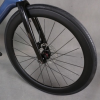 Bleu nacré 24 vitesses frein à disque vélo de route TT-X42 roues en carbone 700c taille normale roue hydraulique changement de vitesse électronique