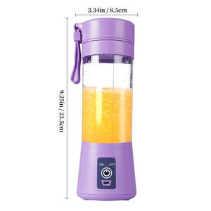Mini exprimidor personal USB personalizado, exprimidor de taza cupone, licuadora portátil, exprimidor de taza con USB recargable - Product Image 1