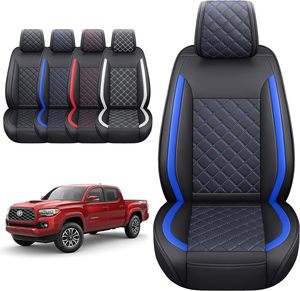 Fundas <span class=keywords><strong>de</strong></span> asiento modelo <span class=keywords><strong>de</strong></span> camioneta <span class=keywords><strong>de</strong></span> cuero impermeables duraderas conjunto completo accesorios <span class=keywords><strong>de</strong></span> estilo <span class=keywords><strong>de</strong></span> diseño deportivo para Nissan Titan 2017 a 2024 - Product Image 2