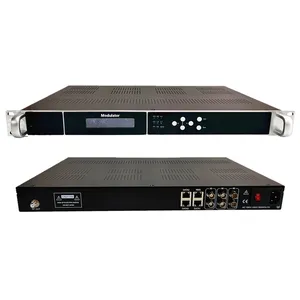 ตัวปรับสัญญาณ RF 16 In 1,เครื่องรับสัญญาณ RF ไปยังเคเบิลทีวี IP To DVBT 16 In 1 IP To DVB-T ATSC ISDBT DVB T2