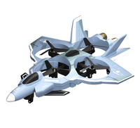 JJRC Nouveau EVA Missile Battle Fighter Drone WIFI Carte 8K Photo Aérienne Mousse Télécommande Avion Avec Caméra en Stock