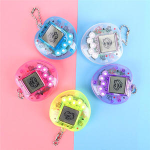 Mini console de jeu électronique portable transfrontalière pour l'élevage d'animaux virtuels, porte-clés pendentif, petit jouet - Product Image 3