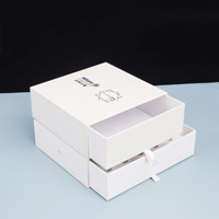 Boîte tiroir personnalisée en carton rigide pour parfum, lunettes de soleil, portefeuille, boîtes en papier durables avec doublure en éponge pour l'emballage