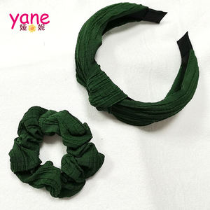 رائجة البيع لون نقي عقال توك شعر نمط نسيج إكسسوارات الشعر للفتيات - Product Image 2