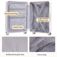 Valise de voyage double rétro vintage à roulettes, grande capacité, multifonctionnelle, avec compartiment pour ordinateur portable, bagage à main professionnel