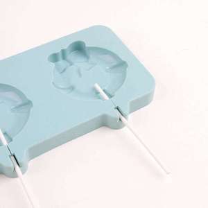 Moule à glaces en silicone pour bébé, personnalisé, <span class=keywords><strong>dessin</strong></span> animé, fait maison, pour sucettes glacées et crèmes glacées - Product Image 6