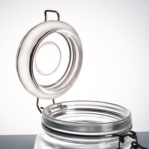 Ru Star <span class=keywords><strong>Barattolo</strong></span> <span class=keywords><strong>di</strong></span> Stoccaggio Più Venduto in Vetro Premium con Bocca Larga per Miele, Tè e Salse con Coperchio a Chiusura Ermetica - Product Image 6