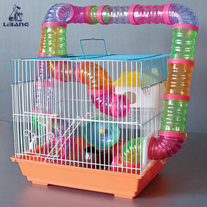 Yeni varış yüksek kaliteli katlanır plastik boru boru Hamster kafesi - Product Image 3