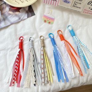 Nouvel Arrivage en Gros : <span class=keywords><strong>Porte</strong></span>-clés en Corde avec Fleurs, Pompons, <span class=keywords><strong>Ruban</strong></span> et Dentelle, Lanière de Téléphone <span class=keywords><strong>DIY</strong></span>, Breloques pour Sac à Main - Product Image 4