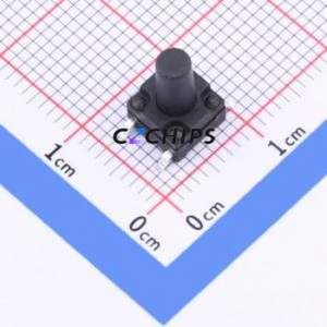 TSG002A10026A Tactile Switch SMD Switch Round Button 2.6N Vertical Mount 6.15mm - Product Image 1