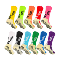 Chaussettes de sport antidérapantes de haute qualité, design blanc, pour hommes, basketball, football, soccer, athlétisme, OEM