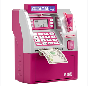 बच्चों के स्वचालित प्रेरण सिक्का रोलिंग-उच्च क्षमता वाले नकली इलेक्ट्रॉनिक फिंगरप्रिंट पासवर्ड बॉक्स वर्णगी बैंक - Product Image 2