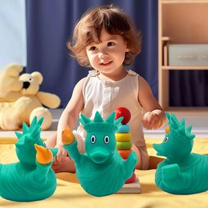 Jouet de bain créatif personnalisé en forme de logo, canard gommé, jouet aquatique à presser, souvenir créatif pour bébé de 2 à 4 ans, unisexe - Product Image 3