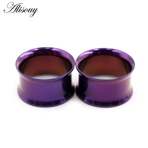 Alisouy 3-38mm creux en acier inoxydable sans vis jauges d'<span class=keywords><strong>oreille</strong></span> Tunnel Expander Plug Body Piercing Flare Earrings Stretching - Product Image 6