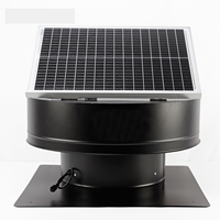Ventilateur de toit solaire 220V, moteur CC, hotte d'évacuation, pales en acier inoxydable, ventilation pour élevage de porcs, OEM 2100CBM/h, garantie 2 ans