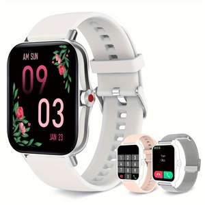 <span class=keywords><strong>Reloj</strong></span> Inteligente para <span class=keywords><strong>Mujer</strong></span> <span class=keywords><strong>Compatible</strong></span> <span class=keywords><strong>con</strong></span> Teléfonos <span class=keywords><strong>iPhone</strong></span> y Android, Equipado <span class=keywords><strong>con</strong></span> Monitor de Salud/Mensajes - Product Image 6