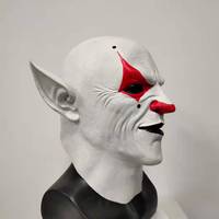 Halloween effrayant Cosplay Diablo Belial Joker masque en Latex démon Satan patron casque nouveau bal mascarade accessoires de déguisement adulte