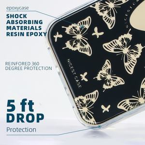 Sable mouvant pour Iphone13promax Mode créative pour Iphone14pro Automne 11 Étui de téléphone portable papillon pour Iphone 15 Pro Max - Product Image 3