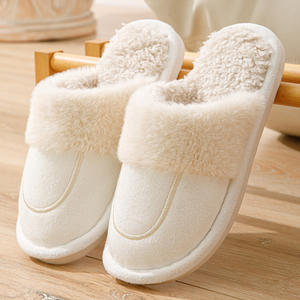 Pantuflas de Interior Cómodas de Gamuza para Mujer, Forro de Peluche Suave para Invierno, con Amortiguación y Antideslizantes, para Verano y Otoño, Punta Abierta - Product Image 6