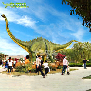 Modèle Therizinosaur Animatronic d'intérieur réaliste avec fourrure pour centre commercial Adventure Park Airport Exhibition Made Durable Metal - Product Image 3