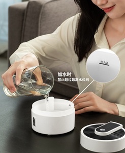 Cool Mist Small Night Light Humidificador Phonophone Record Design Difusor, Home Room Scent Difusor de aceites esenciales - Product Image 3