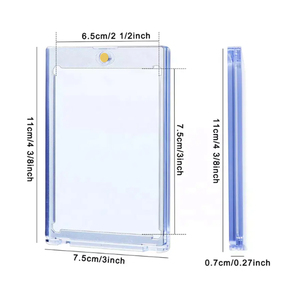 ספורט חדש באיכות גבוהה 35 כרטיס מגנט הגנה uv מחזיק כרטיס אחד מחזיק מגע אחד 35pt מגנטי - Product Image 5