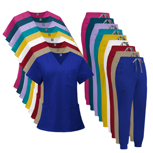 2024 femmes Premium violet confort Fit gommage ensemble infirmière-approuvé Style moderne uniformes hospitaliers en gros - Product Image 4