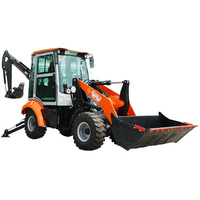 Nouveau chargeur compact électrique de chantier de 1 tonne, mini chargeur sur pneus 4x4, pelle rétrocaveuse pour machine agricole, pour utilisation urbaine et rurale